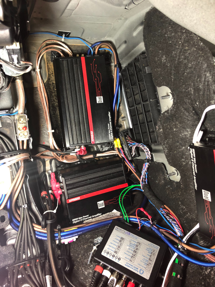 Audio build: replaced H-K amplifier 